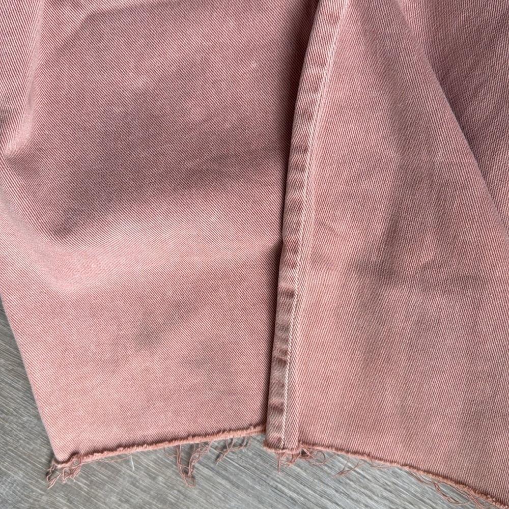 VERONICA BEARD BLAKE CROP CLASSIC STRAIGHT HIGH RISE JEANS IN ROSE 29 - Picture 13 of 13